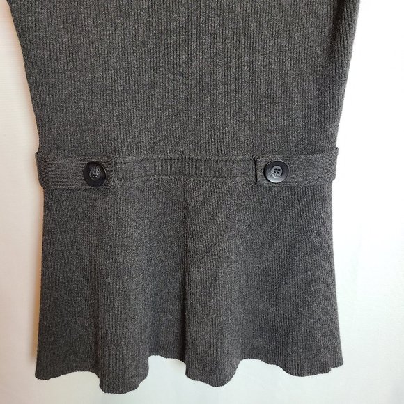 Verve Ami Gray Sleeveless Mock Turtleneck Sweater - Picture 4 of 7